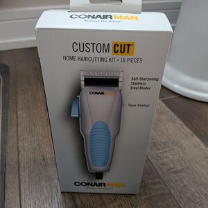 ConairMAN Custom Cut Haircutting Kit - Blue and Gray